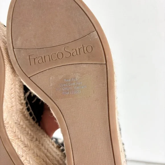 Franco Sarto Women’s Carma Wedge Espadrille Sandals Sz 7.5 - Picture 9 of 9